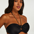 Haut de bikini à armatures préformé sans bretelles Cuba Rebecca Mir, Noir
