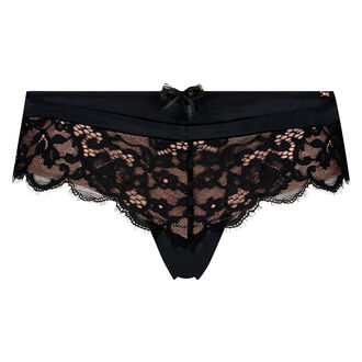 Slip br&eacute;silien Livia, Noir