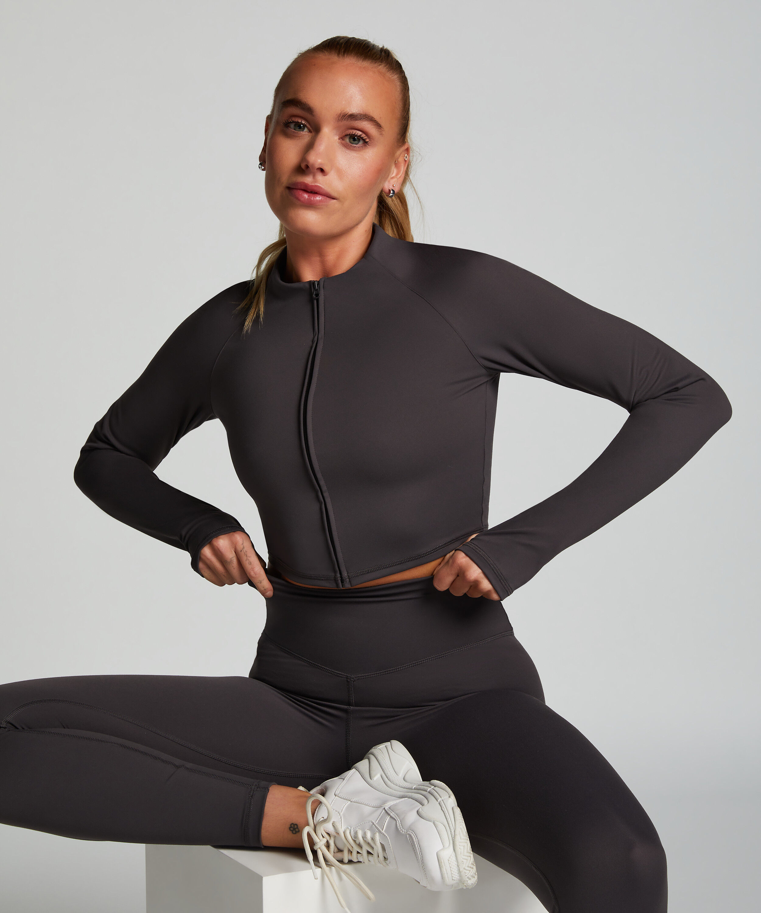 HKMX Veste de sport, Gris HKMX Veste de sport, Gris