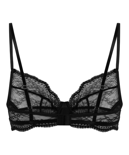 Soutien-gorge non-rembourré à armatures Isabelle, Noir