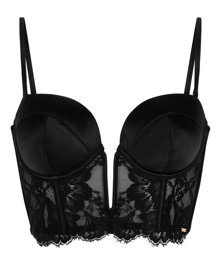 Mini bustier Grace, Noir