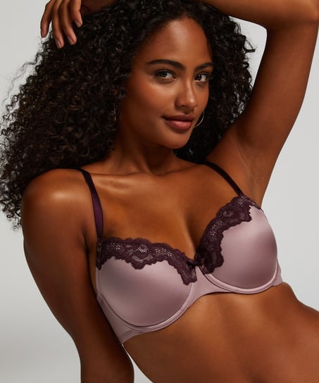 Soutien-gorge à armatures préformé Lace & Shine, Violet
