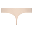 String invisible en coton, Beige