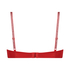 Soutien-gorge &agrave; armatures pr&eacute;form&eacute; Plunge, Rouge