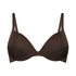 Soutien-gorge &agrave; armatures pr&eacute;form&eacute; push-up Smooth, Marron