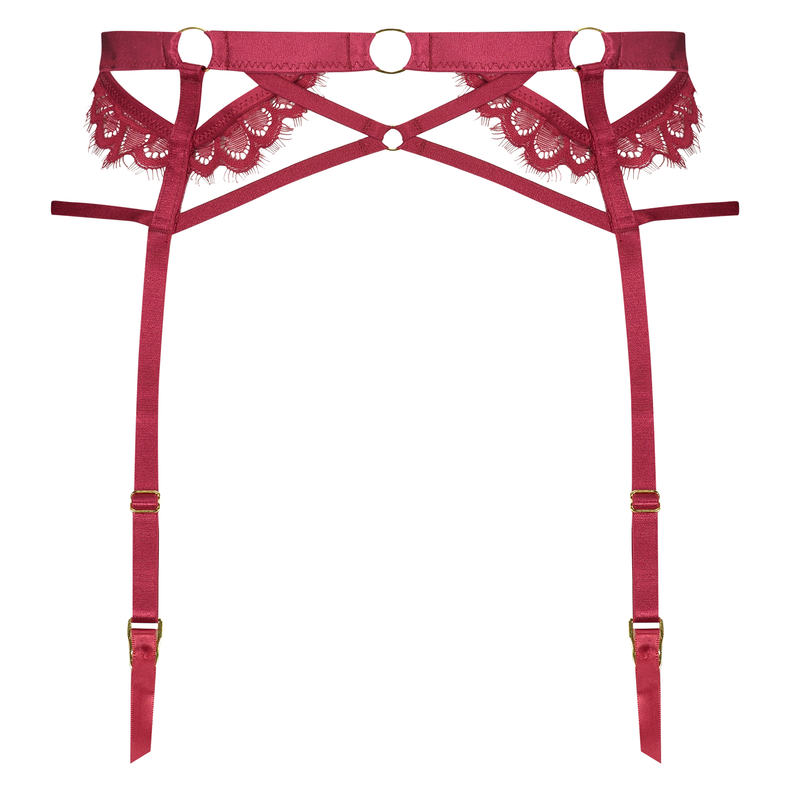 Private Porte-jarretelles Jacky, Rouge, main