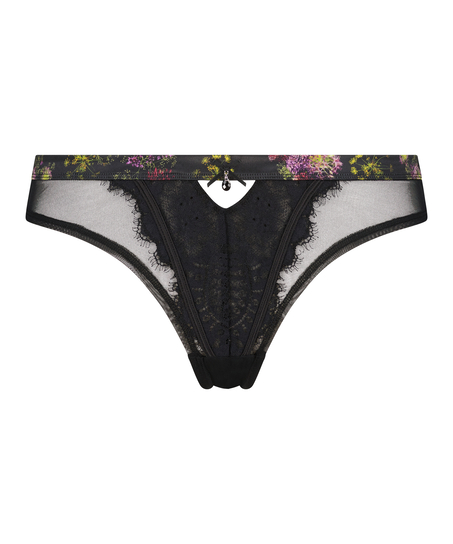 Slip brésilien Amelie, Noir