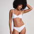 Soutien-gorge à armatures non-rembourré Pointelle, Blanc