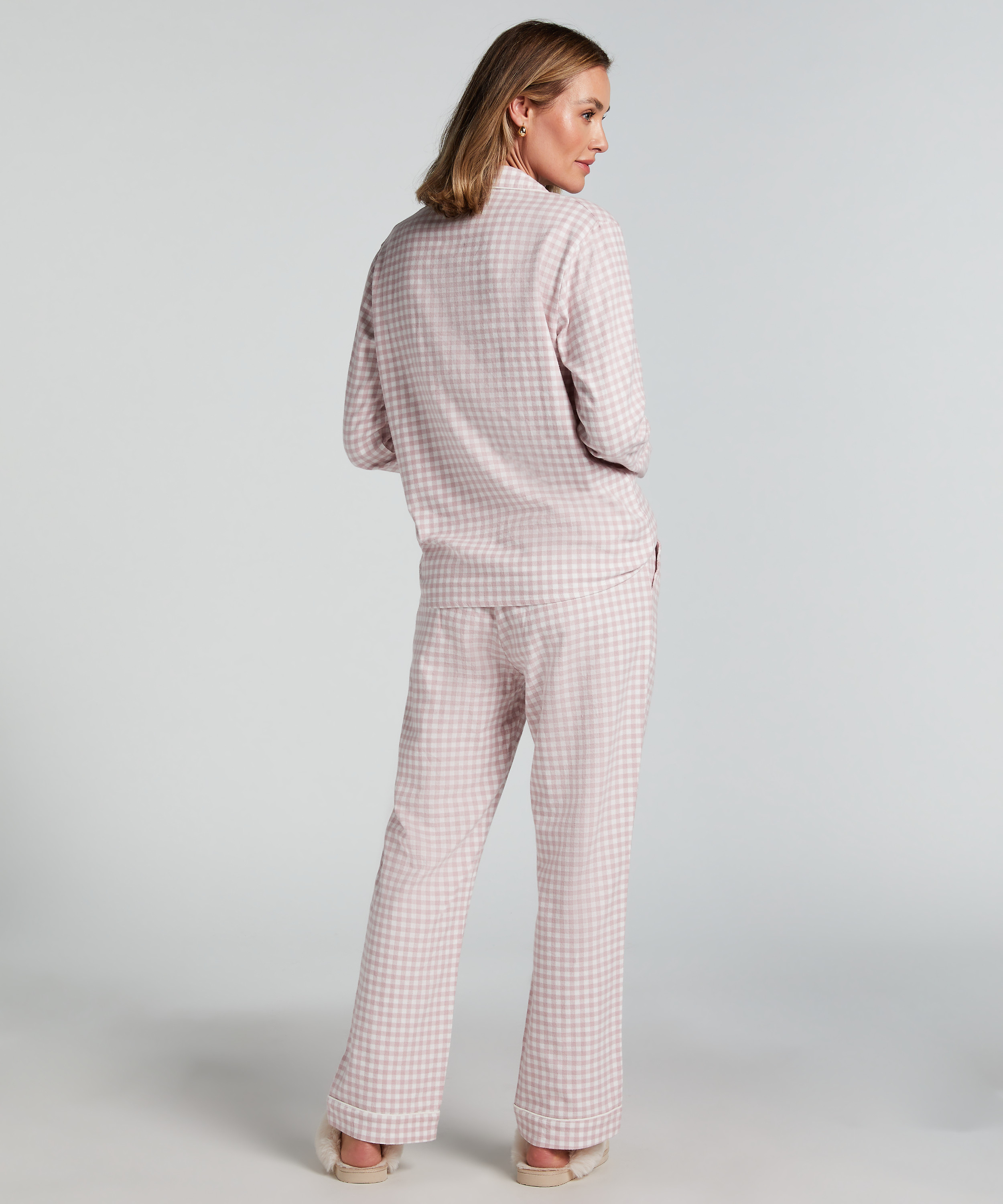 Haut de pyjama Flanel Essentials, Violet, main