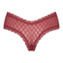 Slip brésilien V-shape Mesh, Rouge