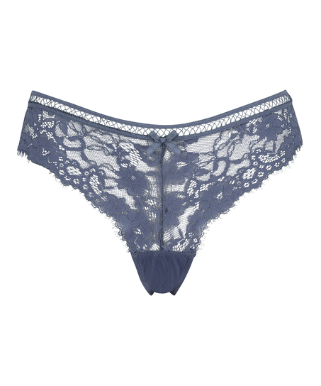 String taille extra basse Gianni, Bleu