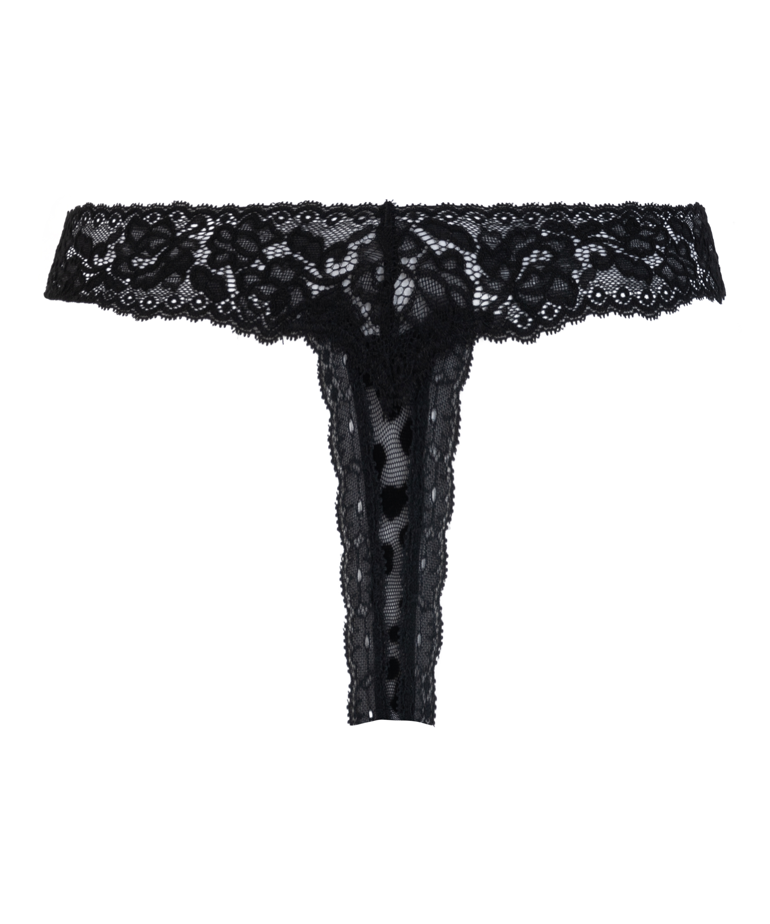 String taille ultra basse Marina, Noir, main