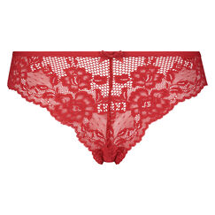 Slip br&eacute;silien Bianca, Rouge