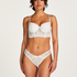 Soutien-gorge bustier préformé à armatures Catrin, Blanc