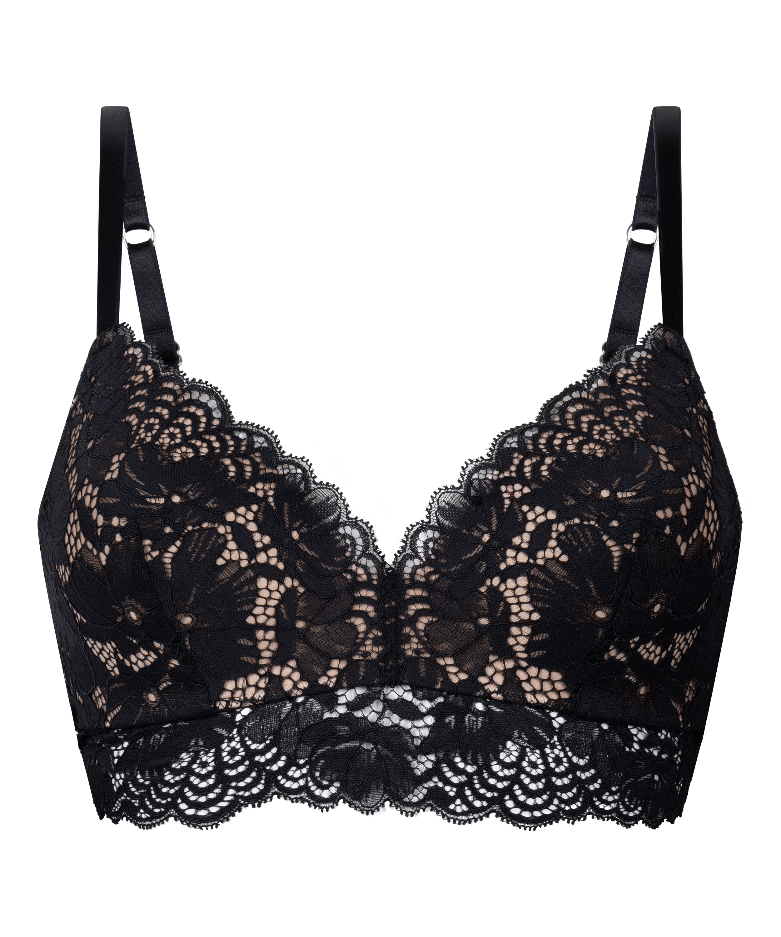Soutien-gorge sans armatures préformé Andrea, Noir, main