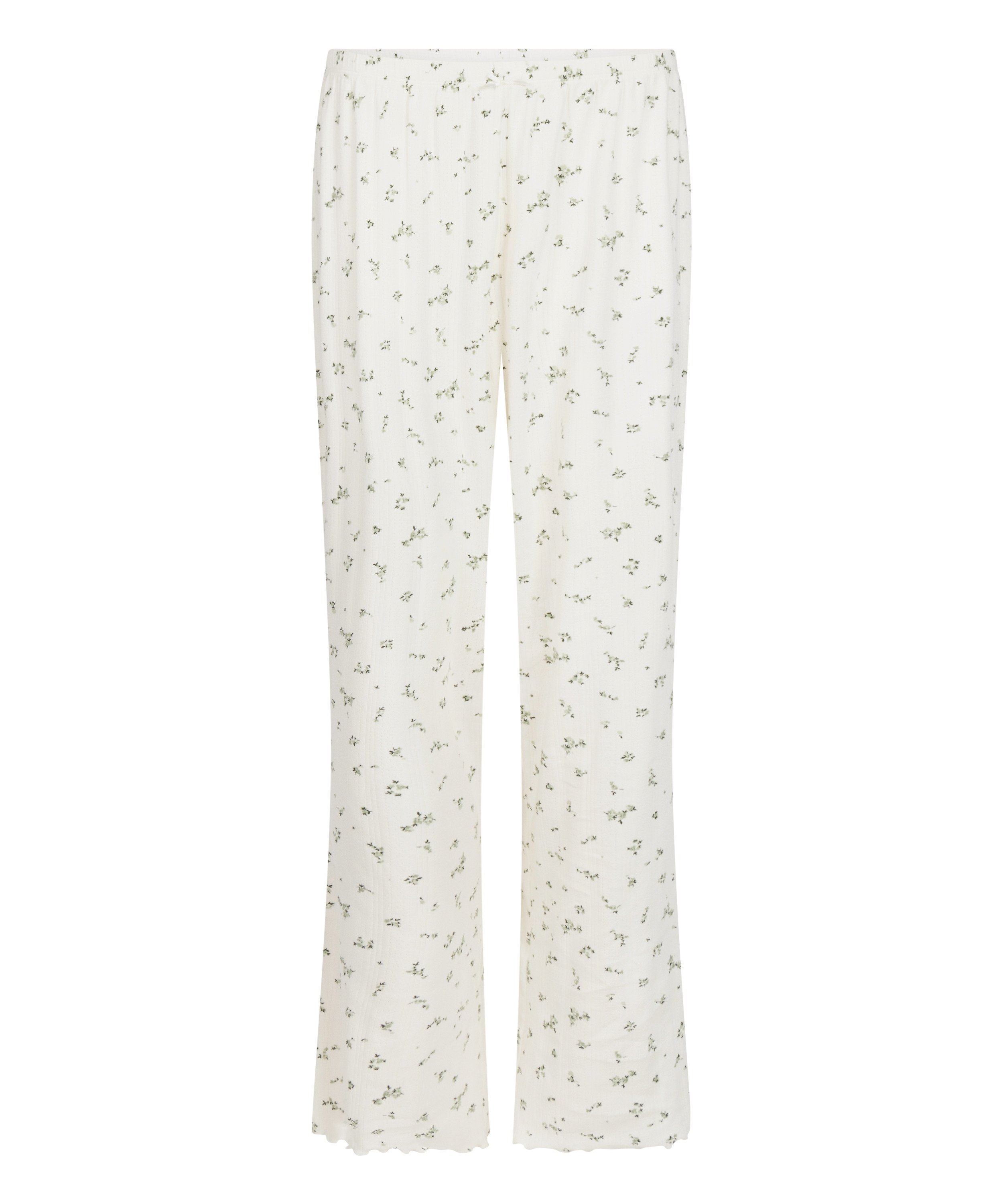 Pyjama Pant Loose Pointelle, Blanc, main