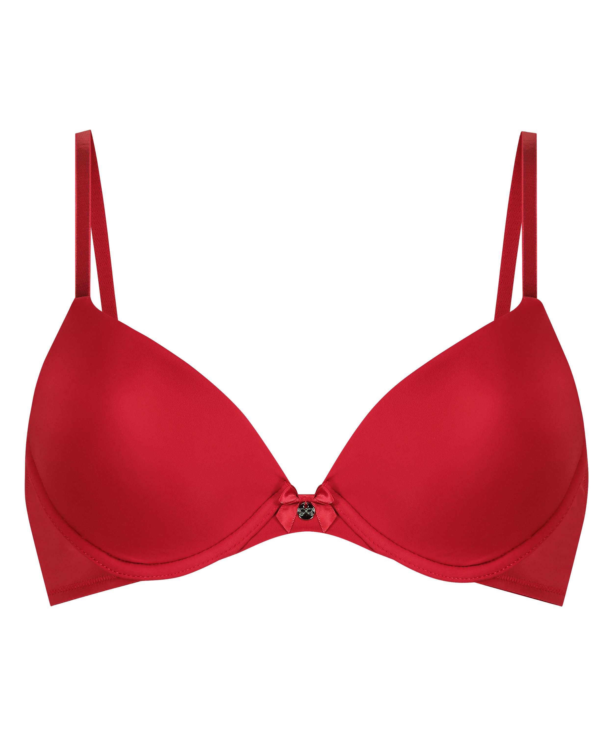 Soutien-gorge à armatures préformé Plunge, Rouge, main