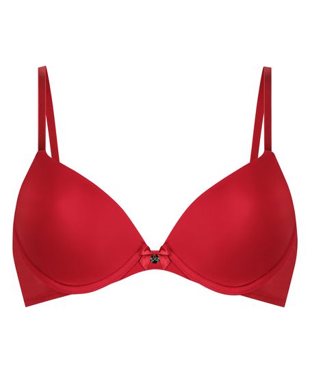 Soutien-gorge à armatures préformé Plunge, Rouge