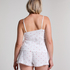 Top cami Lace, Blanc
