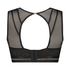 Brassière col montant Fiona, Noir