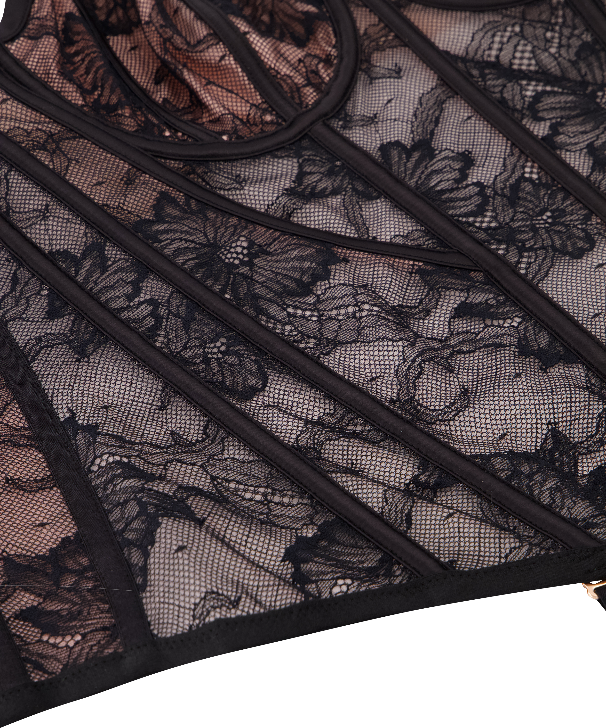 Bustier Magdalena, Noir, main