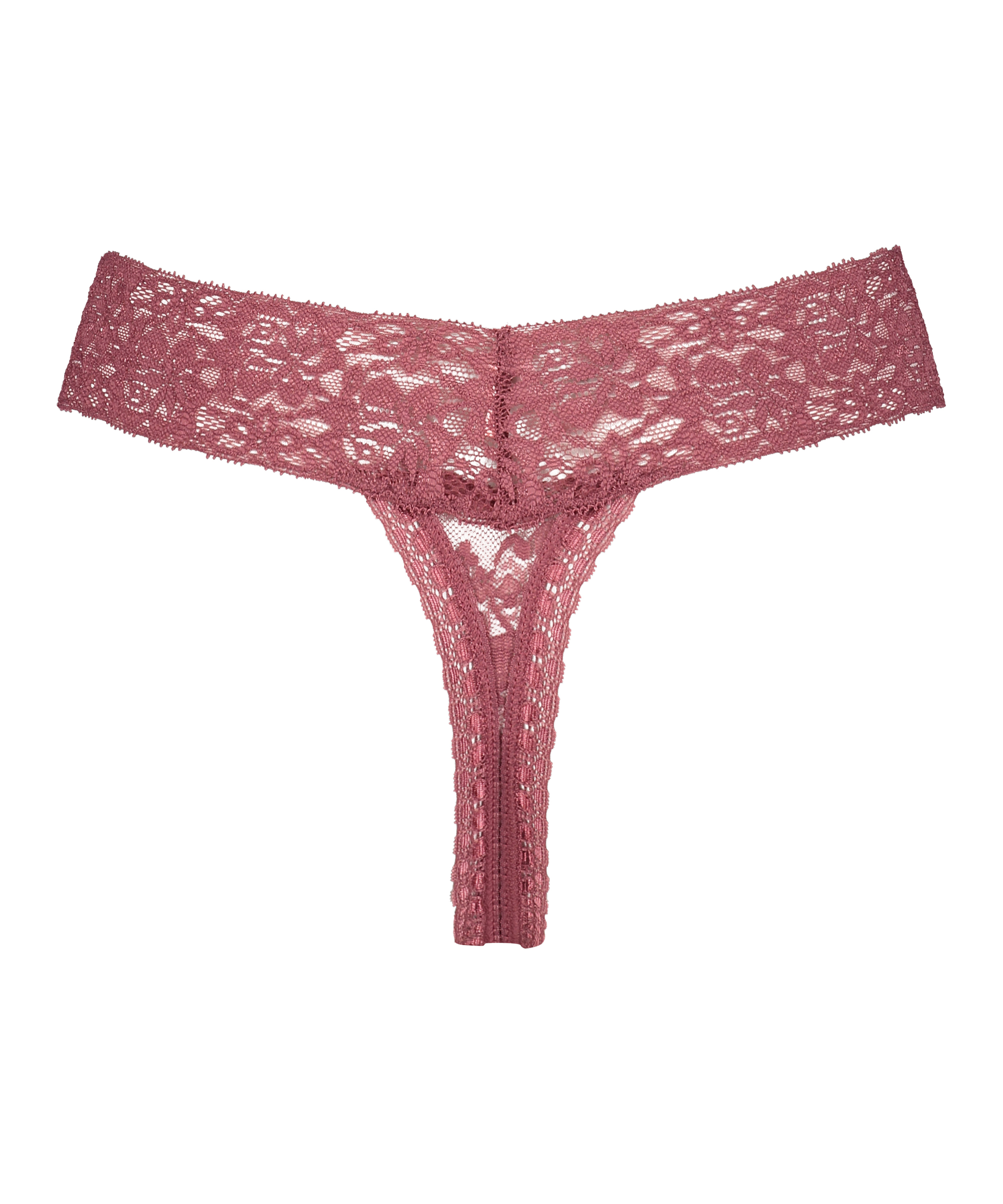 String en V taille extra basse, Rouge, main