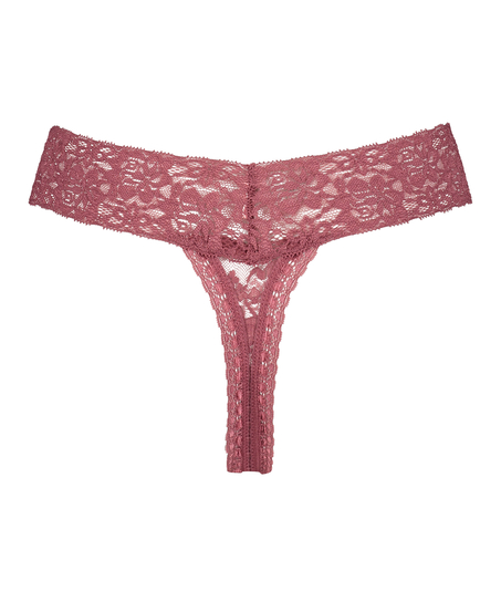 String en V taille extra basse, Rouge