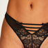 String taille haute Alessa, Noir