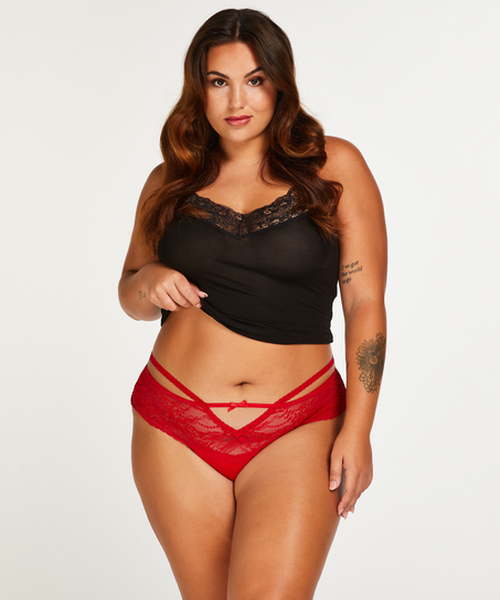 Boxer String Cara, Rouge