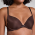Soutien-gorge à armatures préformé Plunge, Marron