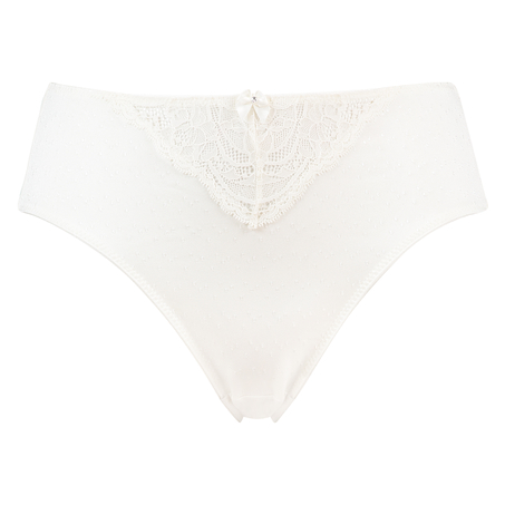 Slip taille haute Sophie, Blanc