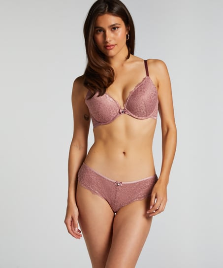 Soutien-gorge à armatures préformé push-up Marine, Rose