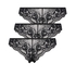 Lot de 3 slips brésiliens Chelsea, Noir