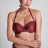 Haut de bikini bandeau Dune, Rouge