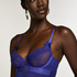 Soutien-gorge à armatures non-préformé longline Maisie Nyakim, Bleu