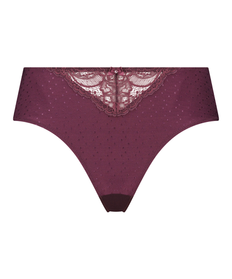 Slip taille haute Sophie, Violet