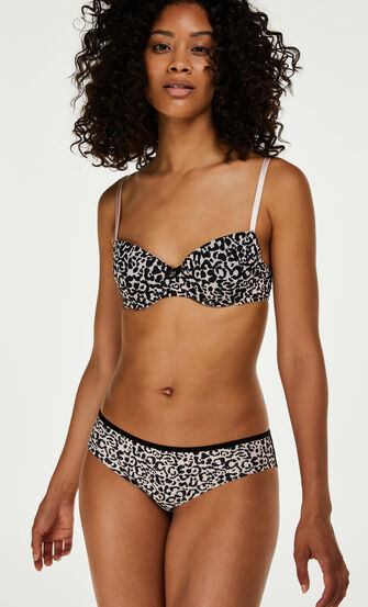 Soutien-gorge &agrave; armatures pr&eacute;form&eacute; Demi, Noir