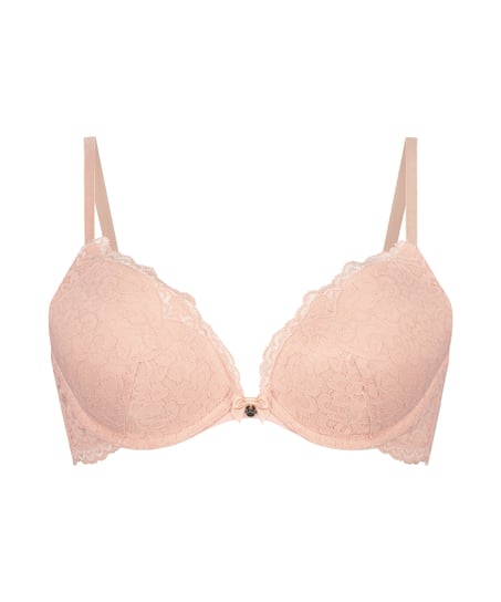 Soutien-gorge à armatures préformé push-up Marine, Rose