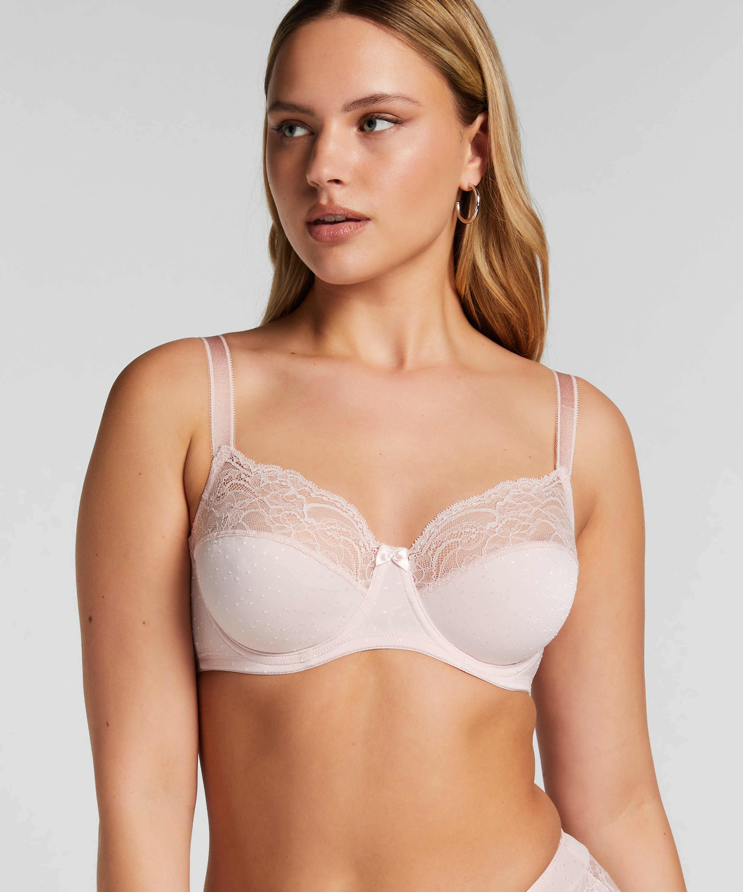 Soutien-gorge à armatures non-préformé Sophie, Rose, main
