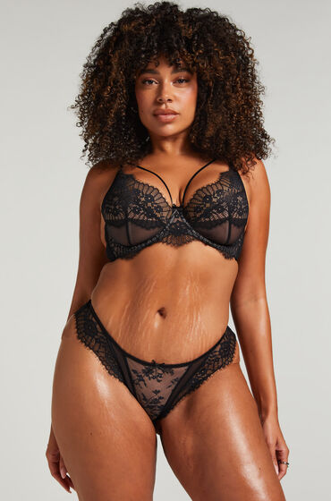 Hunkemöller Slip brésilien Daphne Noir