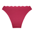 Slip de Bikini Échancrés Scallop, Rose