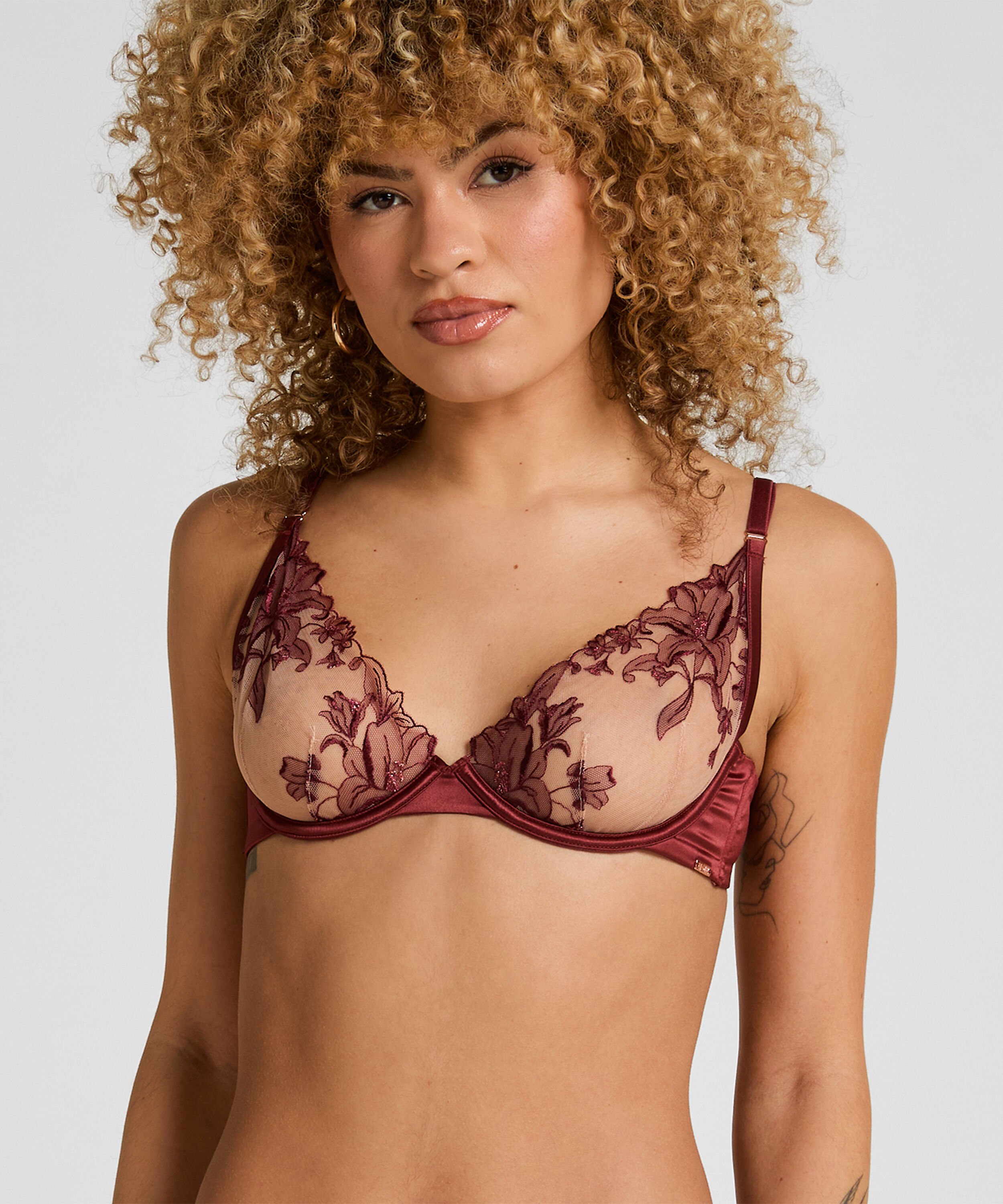 Soutien-gorge à armatures non-préformé Anouk, Rouge