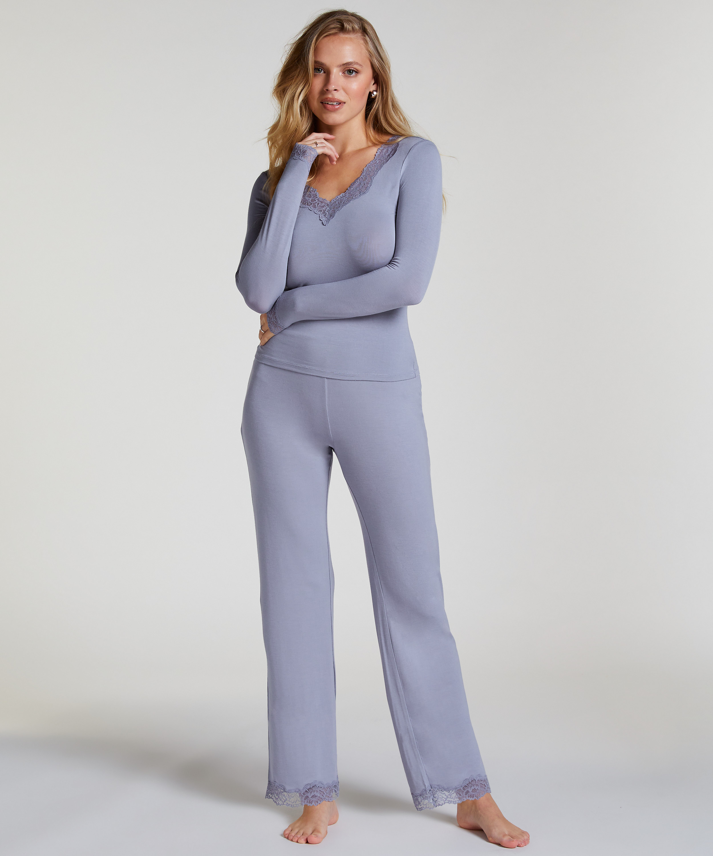 Ensemble de pyjama, Violet, main