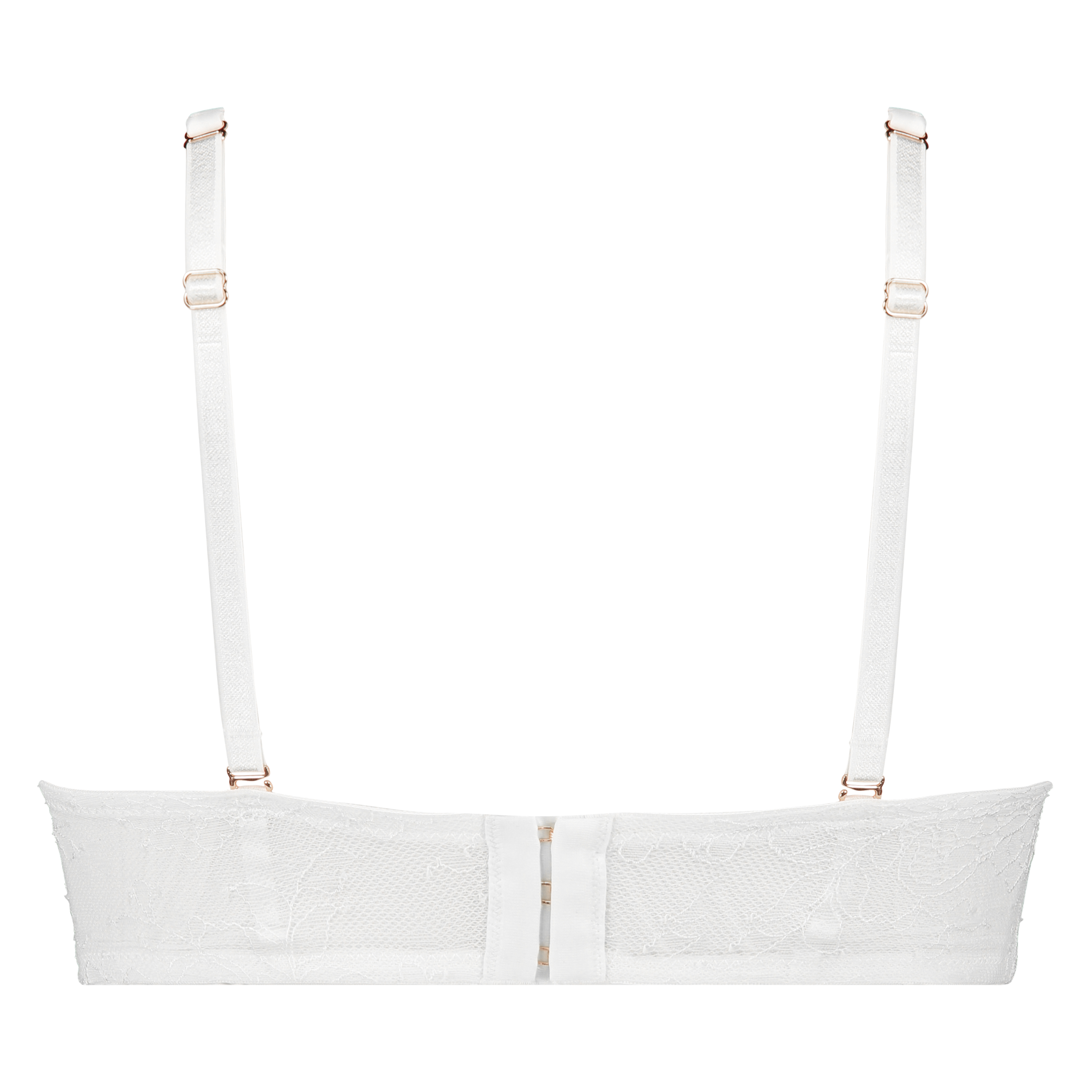 Soutien-gorge &agrave; armatures pr&eacute;form&eacute; sans bretelles Elsa, Blanc, main