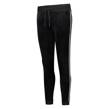 Pantalon de sport Velours HKMX, Noir