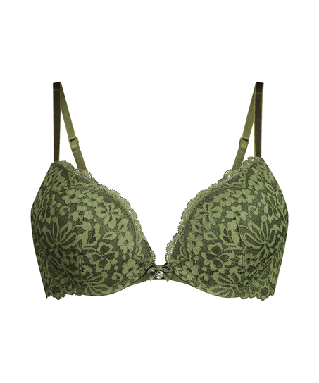 Soutien-gorge push-up à armatures rembourré Rose, Vert