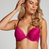 Soutien-gorge à armatures préformé push-up Marine, Rose
