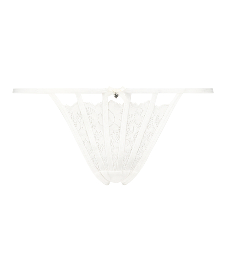 String tanga Magda, Blanc