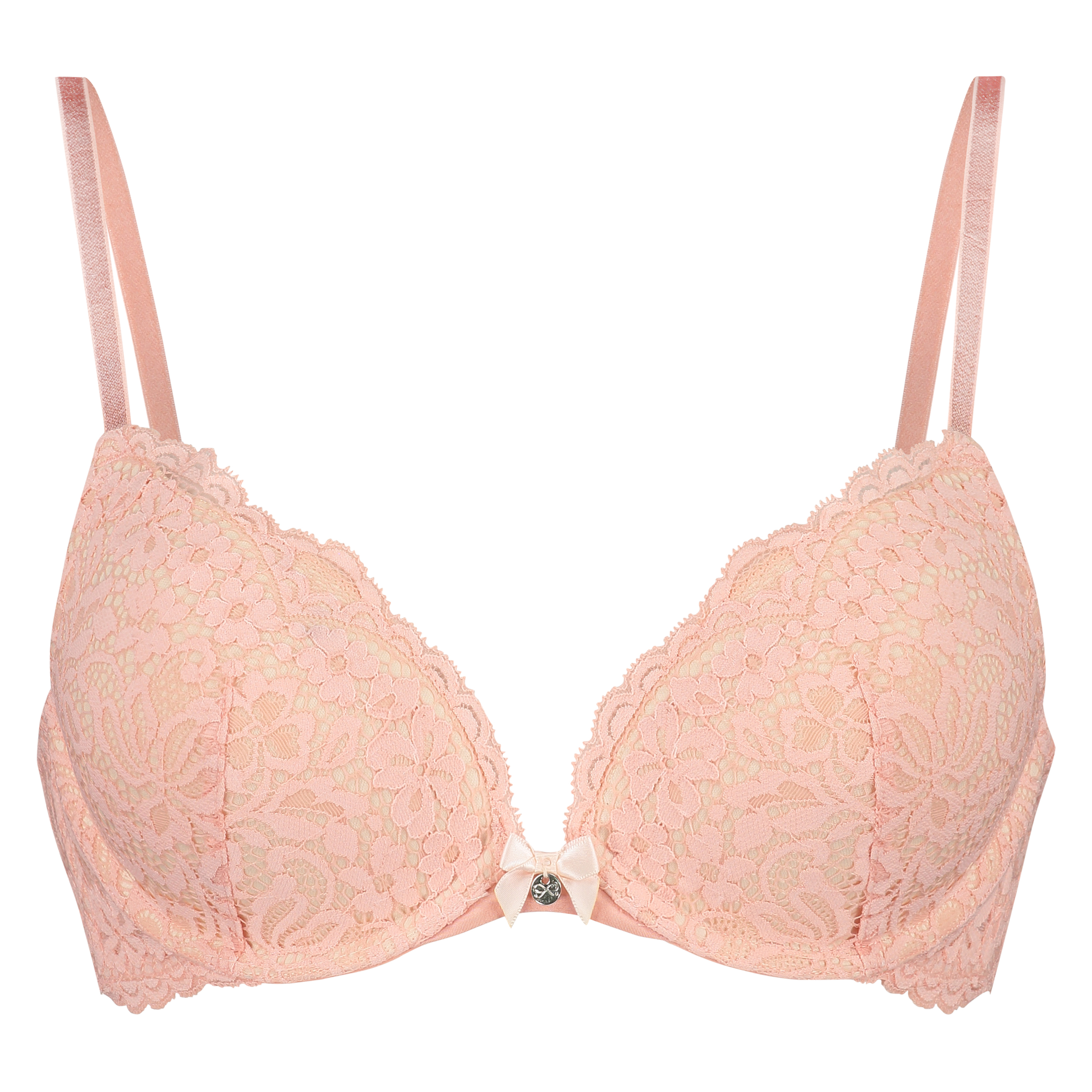 Soutien-gorge push-up à armatures rembourré Rose, Rose, main