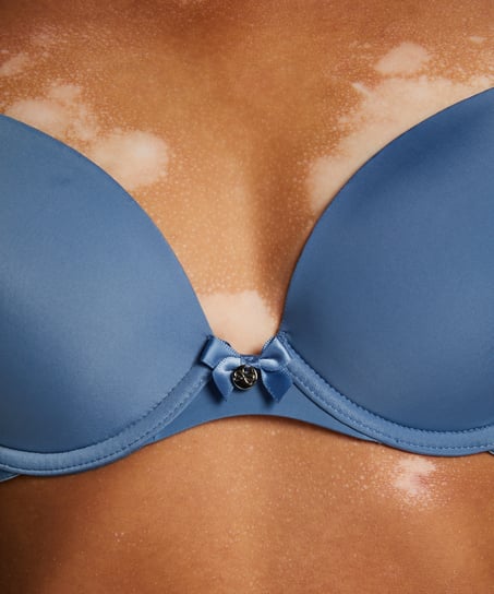 Soutien-gorge &agrave; armatures pr&eacute;form&eacute; Plunge, Bleu